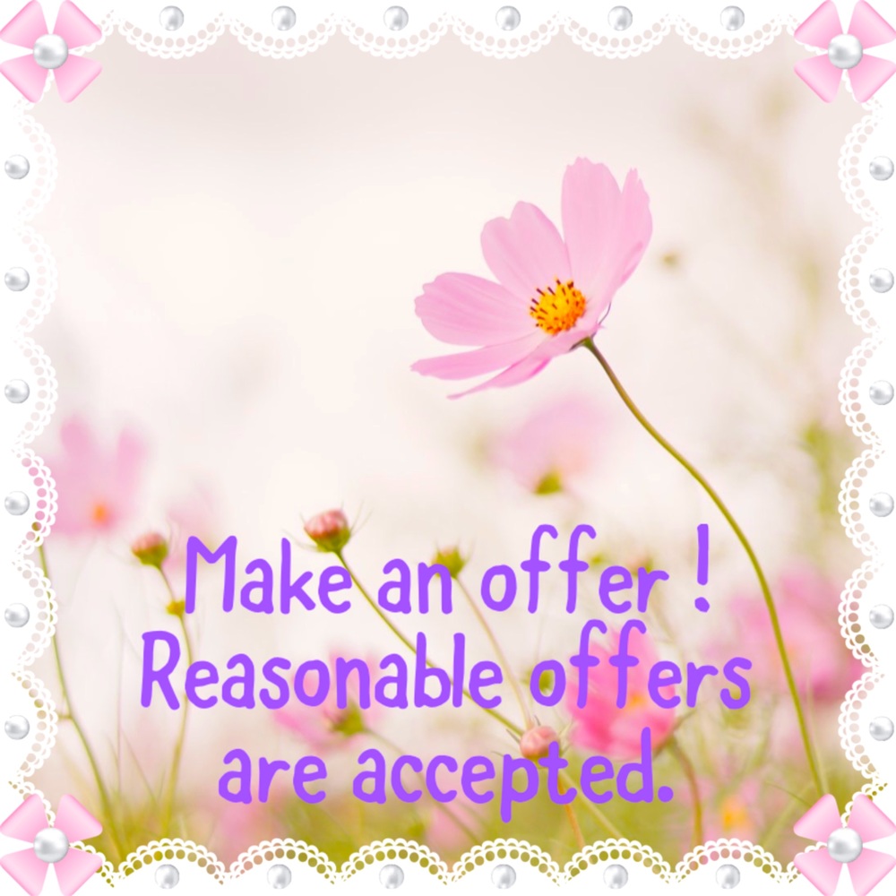 Reasonable offers accepted